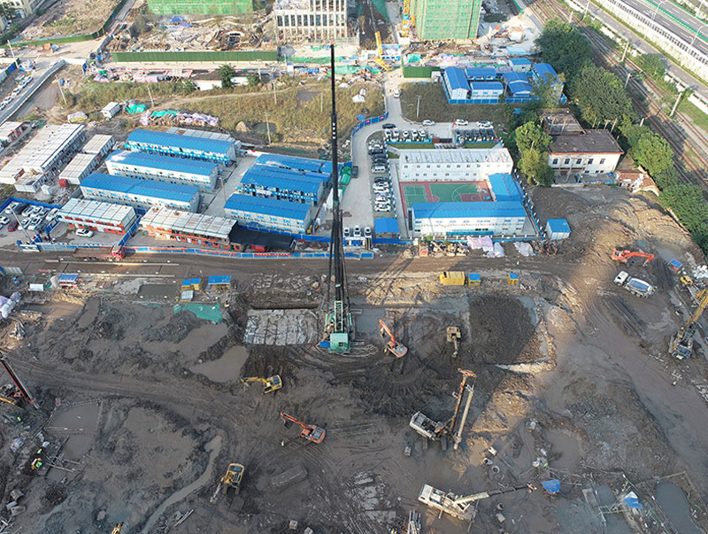 漢口國際濱江商務區(qū)（P5、P8）項目二期基坑支護工程