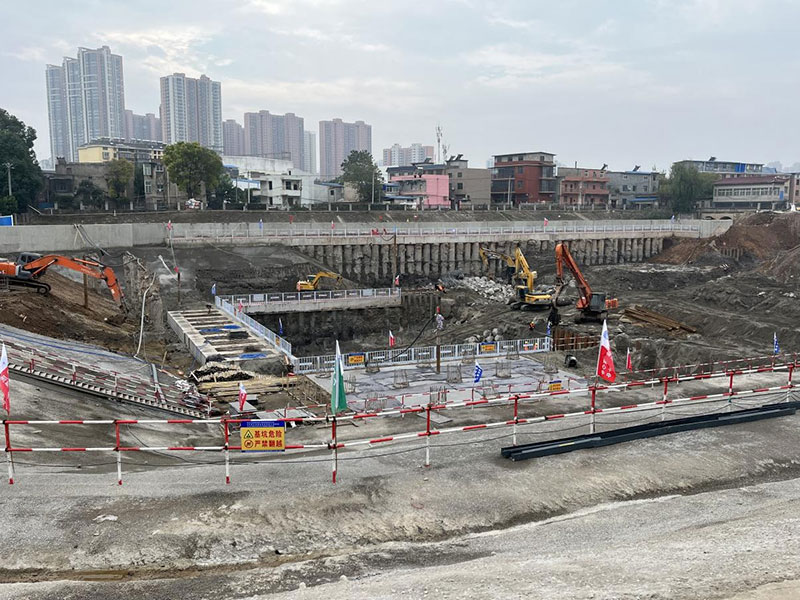 喜報！正宇科創(chuàng)建設(shè)花馬湖泵站項目已挖至坑底！