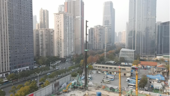 熱烈慶祝電影制片廠二期E1地塊項(xiàng)目CSM止水帷幕順利完工！